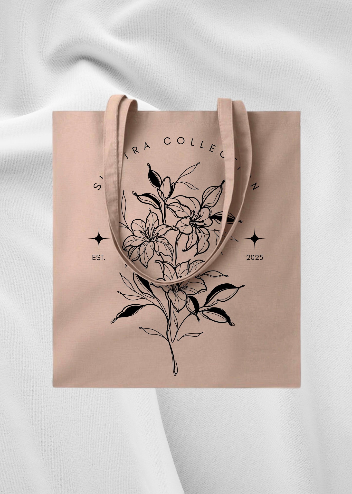 Totebag Lilies Rope